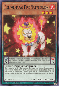 Performapal Fire Mufflerlion [SP15-EN024] Common - POKÉ JEUX