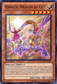Hieratic Dragon of Eset [GAOV-EN020] Common - POKÉ JEUX