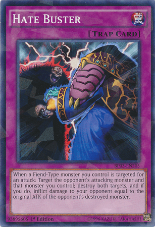 Hate Buster [BP03-EN205] Shatterfoil Rare - POKÉ JEUX