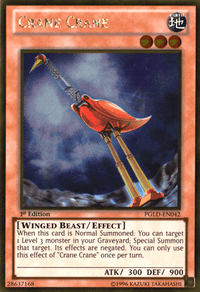 Crane Crane [PGLD-EN042] Gold Rare - POKÉ JEUX