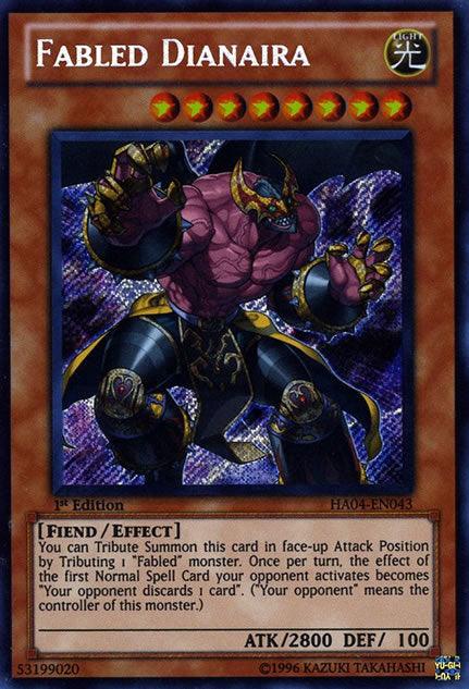 Fabled Dianaira [HA04-EN043] Secret Rare - POKÉ JEUX