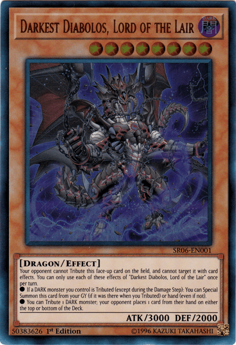 Darkest Diabolos, Lord of the Lair [SR06-EN001] Ultra Rare - POKÉ JEUX