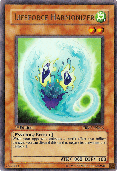Lifeforce Harmonizer [CRMS-EN026] Ultra Rare - POKÉ JEUX