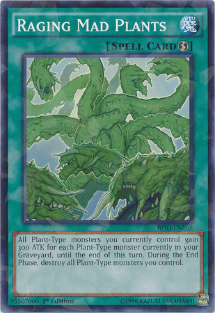 Raging Mad Plants [BP03-EN165] Shatterfoil Rare - POKÉ JEUX