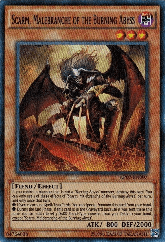 Scarm, Malebranche of the Burning Abyss [AP07-EN007] Super Rare - POKÉ JEUX