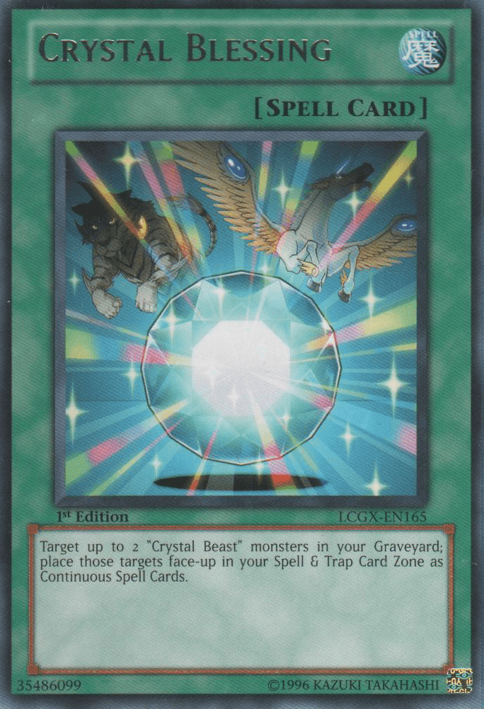 Crystal Blessing [LCGX-EN165] Rare - POKÉ JEUX