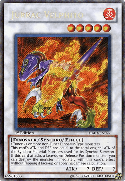 Jurrac Velphito [HA03-EN027] Secret Rare - POKÉ JEUX