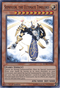 Sephylon, the Ultimate Timelord [LC5D-EN229] Super Rare - POKÉ JEUX