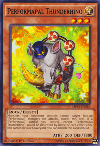 Performapal Thunderhino [MP16-EN045] Common - POKÉ JEUX