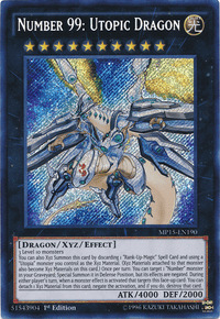 Number 99: Utopic Dragon [MP15-EN190] Secret Rare - POKÉ JEUX