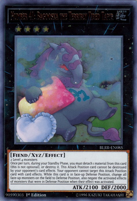 Number 41: Bagooska the Terribly Tired Tapir [BLRR-EN085] Ultra Rare - POKÉ JEUX