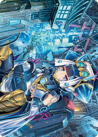 Covert Technician Art Card [Kamigawa: Neon Dynasty Art Series]