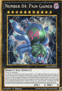 Number 84: Pain Gainer [PGL3-EN010] Gold Secret Rare - POKÉ JEUX