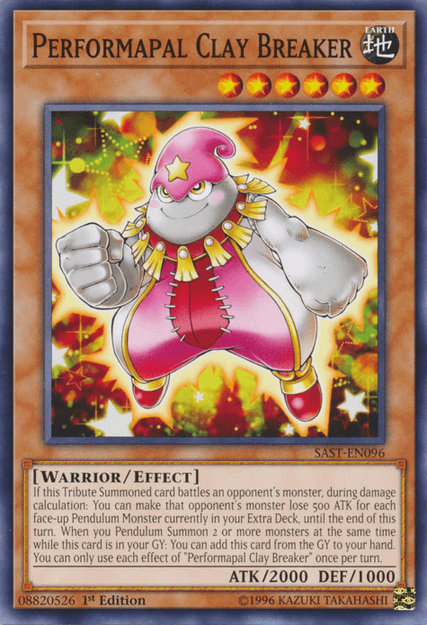 Performapal Clay Breaker [SAST-EN096] Common - POKÉ JEUX