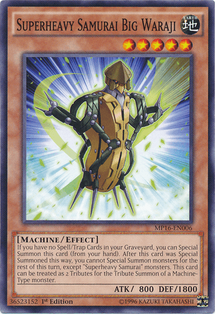Superheavy Samurai Big Waraji [MP16-EN006] Common - POKÉ JEUX