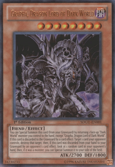 Grapha, Dragon Lord of Dark World [SDGU-EN001] Ultra Rare - POKÉ JEUX