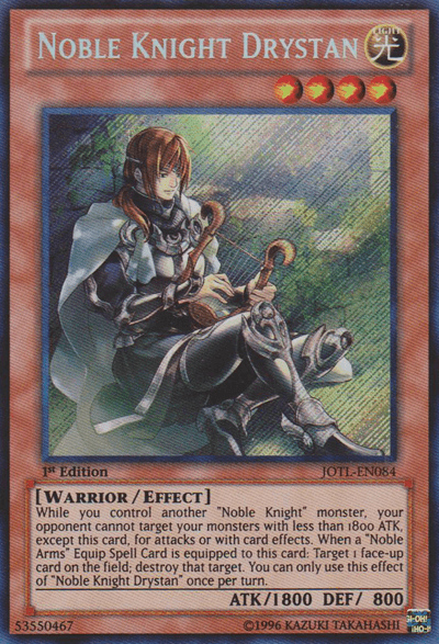 Noble Knight Drystan [JOTL-EN084] Secret Rare - POKÉ JEUX