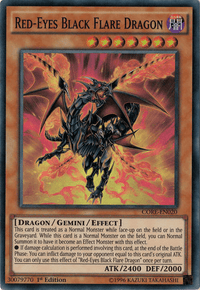Red-Eyes Black Flare Dragon [CORE-EN020] Super Rare - POKÉ JEUX