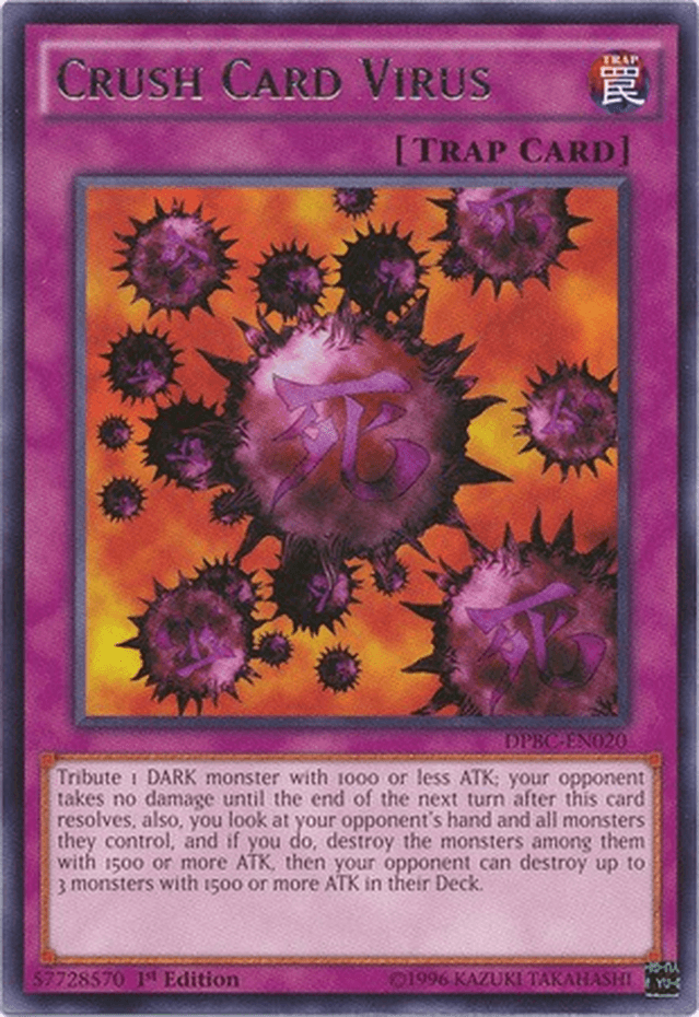 Crush Card Virus [DPBC-EN020] Rare - POKÉ JEUX