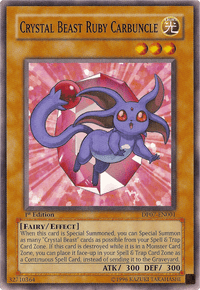 Crystal Beast Ruby Carbuncle [DP07-EN001] Common - POKÉ JEUX