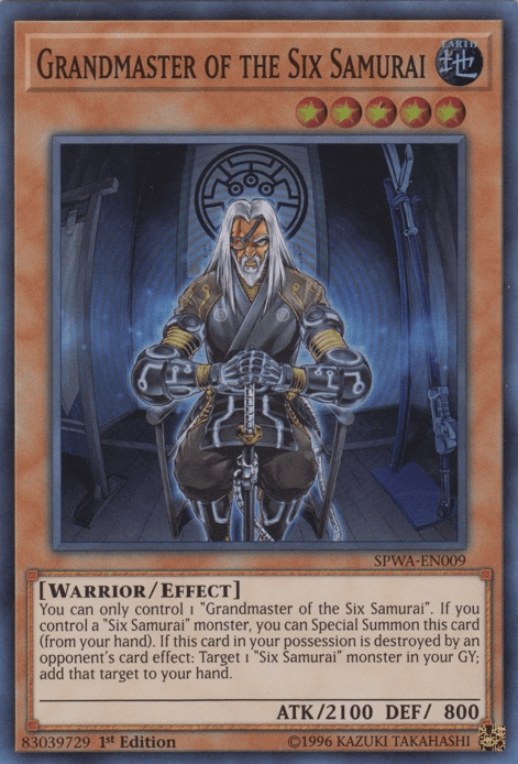 Grandmaster of the Six Samurai [SPWA-EN009] Super Rare - POKÉ JEUX
