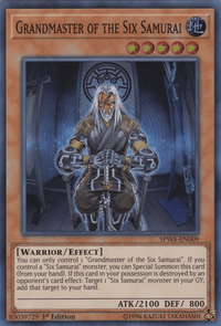 Grandmaster of the Six Samurai [SPWA-EN009] Super Rare - POKÉ JEUX