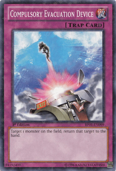 Compulsory Evacuation Device [BP01-EN099] Starfoil Rare - POKÉ JEUX