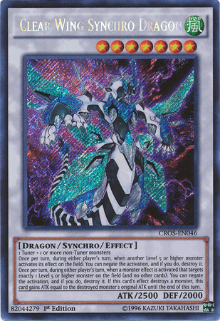 Clear Wing Synchro Dragon [CROS-EN046] Secret Rare - POKÉ JEUX