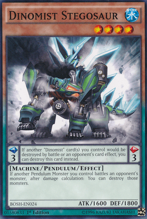 Dinomist Stegosaur [BOSH-EN024] Common - POKÉ JEUX