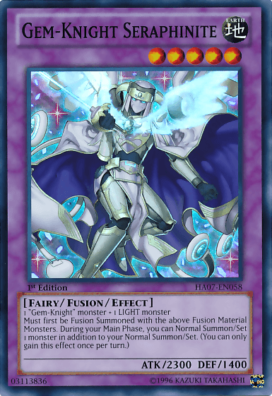 Gem-Knight Seraphinite [HA07-EN058] Super Rare - POKÉ JEUX