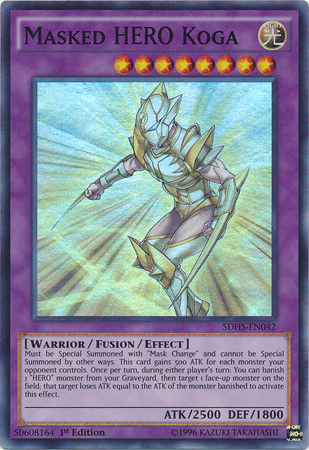 Masked Hero Koga [SDHS-EN042] Super Rare - POKÉ JEUX
