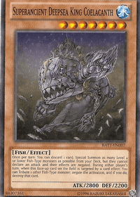 Superancient Deepsea King Coelacanth [BATT-EN007] Starfoil Rare - POKÉ JEUX