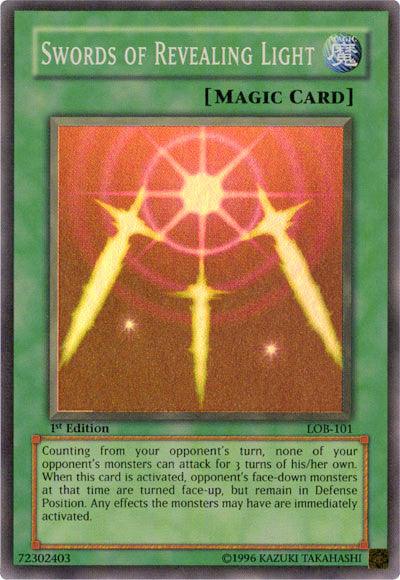 Swords of Revealing Light [LOB-101] Super Rare - POKÉ JEUX
