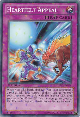 Heartfelt Appeal [SP13-EN036] Starfoil Rare - POKÉ JEUX