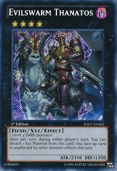 Evilswarm Thanatos [HA07-EN063] Secret Rare - POKÉ JEUX