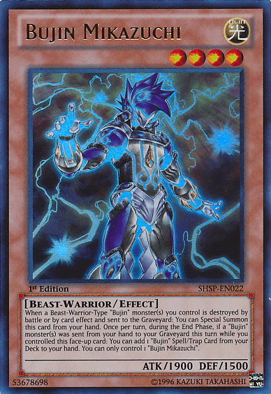 Bujin Mikazuchi [SHSP-EN022] Ultra Rare - POKÉ JEUX