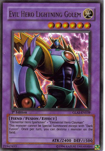 Evil Hero Lightning Golem [GLAS-EN039] Ultra Rare - POKÉ JEUX
