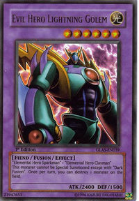 Evil Hero Lightning Golem [GLAS-EN039] Ultra Rare - POKÉ JEUX