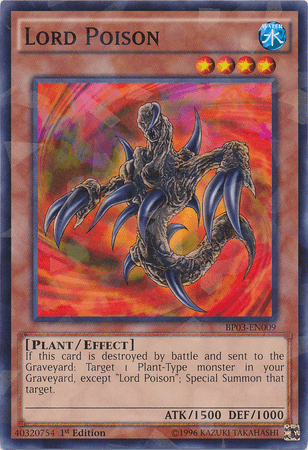 Lord Poison [BP03-EN009] Shatterfoil Rare - POKÉ JEUX