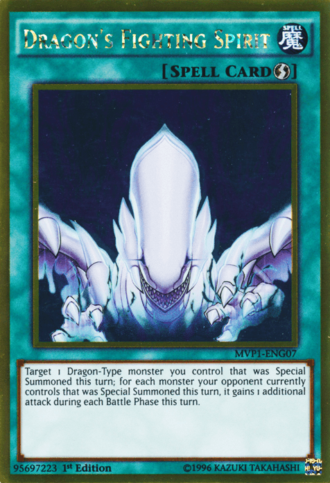 Dragon's Fighting Spirit [MVP1-ENG07] Gold Rare - POKÉ JEUX