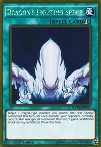 Dragon's Fighting Spirit [MVP1-ENG07] Gold Rare - POKÉ JEUX