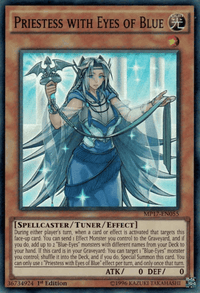 Priestess with Eyes of Blue [MP17-EN055] Super Rare - POKÉ JEUX