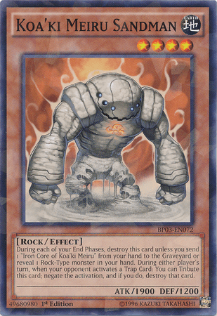 Koa'ki Meiru Sandman [BP03-EN072] Shatterfoil Rare - POKÉ JEUX