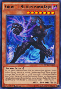 Radian, the Multidimensional Kaiju [MP16-EN163] Rare - POKÉ JEUX