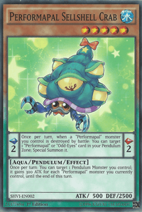 Performapal Sellshell Crab [SHVI-EN002] Common - POKÉ JEUX