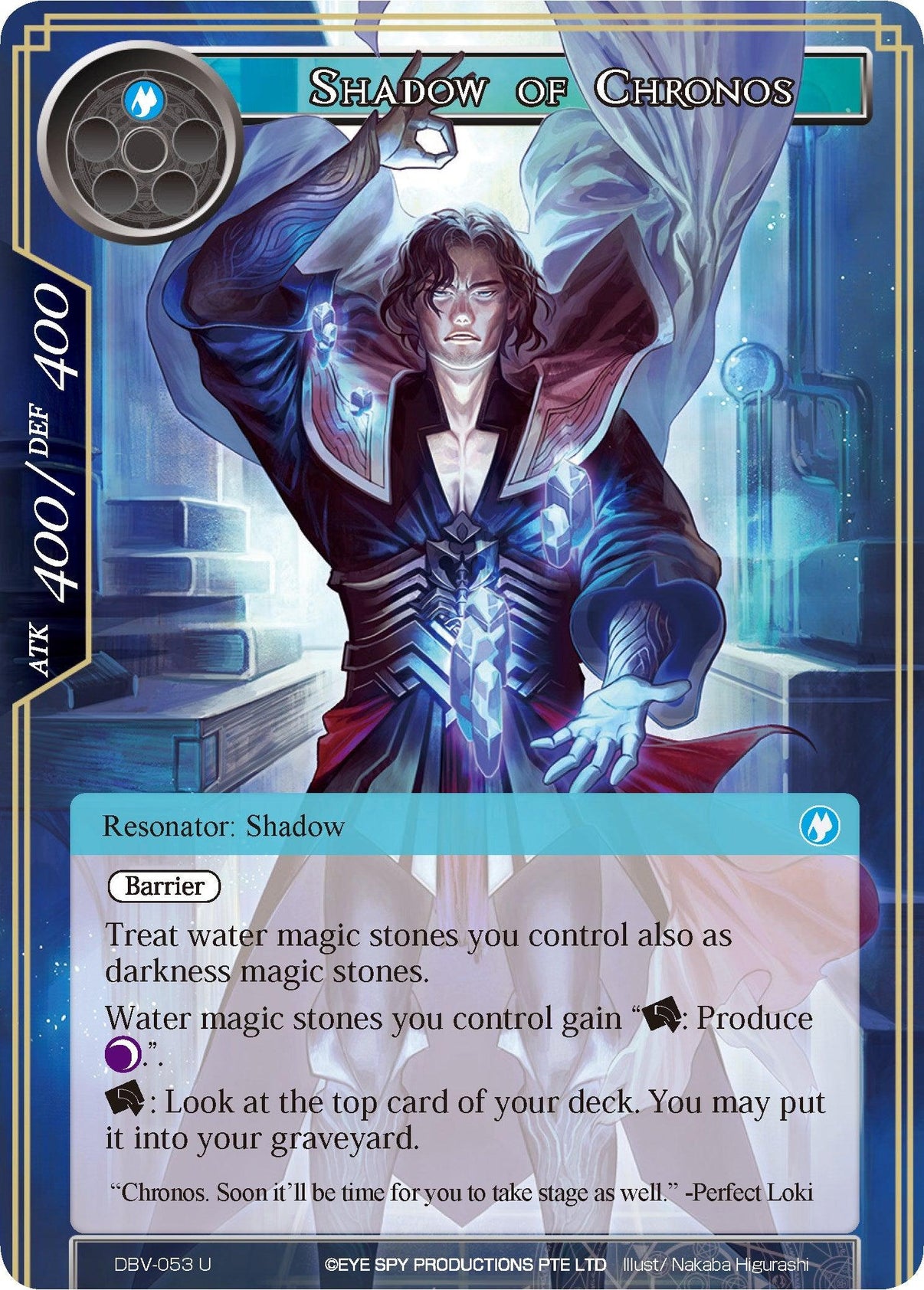 Shadow of Chronos (DBV-053) [The Decisive Battle of Valhalla] - POKÉ JEUX