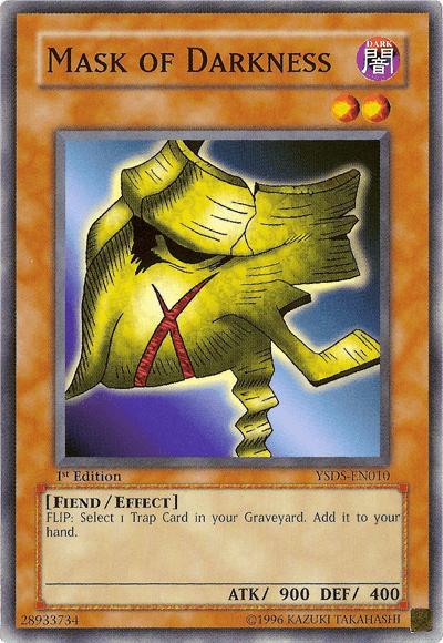 Mask of Darkness [YSDS-EN010] Common - POKÉ JEUX