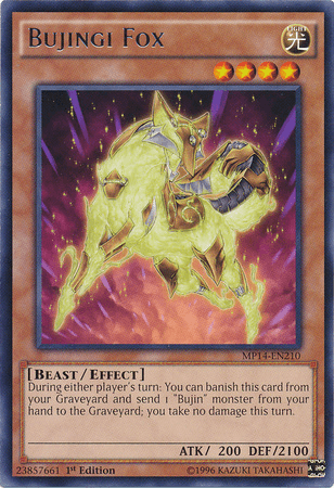 Bujingi Fox [MP14-EN210] Rare - POKÉ JEUX