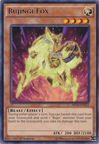 Bujingi Fox [MP14-EN210] Rare - POKÉ JEUX