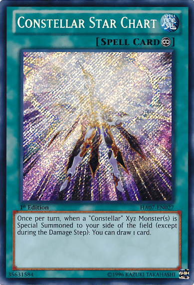 Constellar Star Chart [HA07-EN027] Secret Rare - POKÉ JEUX